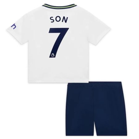 Camisola Tottenham Hotspur Son Heung-min 7 Criança Equipamento Principal 2021-22